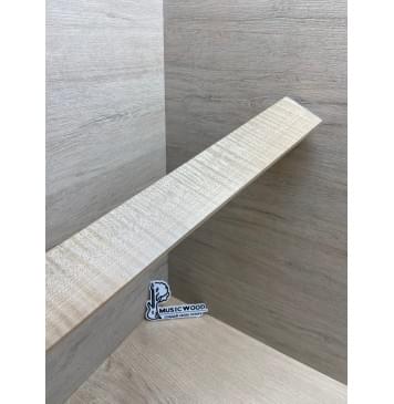 Клён Белый Явор, Волнистый заготовка накладки для электрогитары Радиал ААААА Волна ААА 9х74-60х550 мм-12