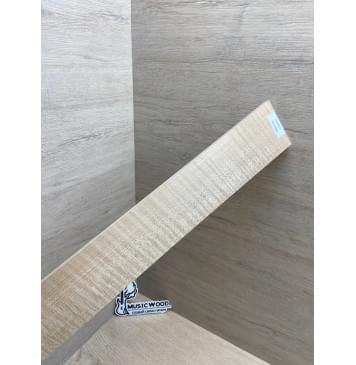 Клён Белый Явор, Волнистый заготовка накладки для электрогитары Радиал ААААА Волна ААА 9х74-60х550 мм-13