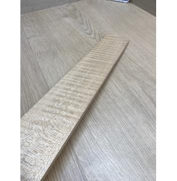 Клён Белый Явор, Волнистый заготовка накладки для электрогитары Радиал ААААА Волна ААА 8х74-58х550 мм-14