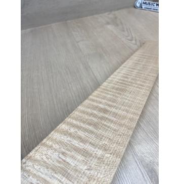 Клён Белый Явор, Волнистый заготовка накладки для электрогитары Радиал ААААА Волна ААА 8х74-58х550 мм-9