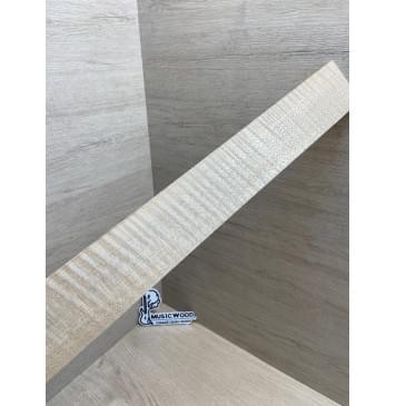 Клён Белый Явор, Волнистый заготовка накладки для электрогитары Радиал ААААА Волна ААА 8х74-58х550 мм-16