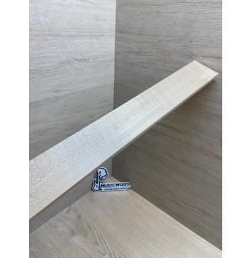 Клён Белый Явор, Волнистый заготовка накладки для электрогитары Радиал ААААА Волна А 8х73-59х550 мм-9