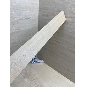 Клён Белый Явор, Волнистый заготовка накладки для электрогитары Радиал ААААА Волна А 8х73-59х550 мм-10