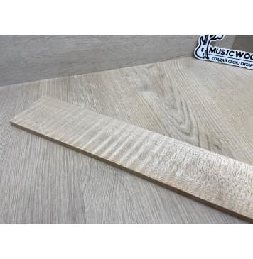 Клён Белый Явор, Волнистый заготовка накладки для электрогитары Радиал ААААА Волна ААА 8х74-59х547 мм-7