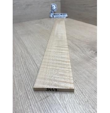 Клён Белый Явор, Волнистый заготовка накладки для электрогитары Радиал ААААА Волна ААА 8х74-59х547 мм-5