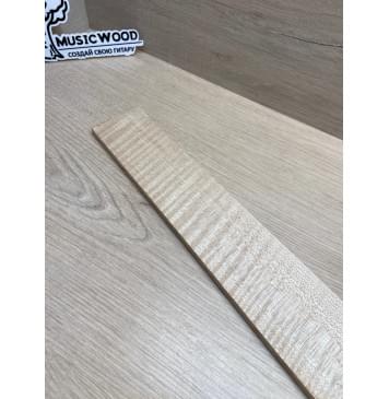 Клён Белый Явор, Волнистый заготовка накладки для электрогитары Радиал ААААА Волна ААА 8х74-59х547 мм-13