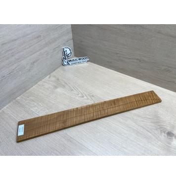 Клён Волнистый Печёный 180гр заготовка накладки для электрогитары Радиал А Волна ААА 9х70-56х515 мм (Уценка-сучки)-15