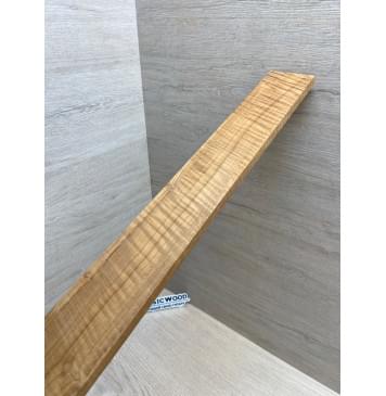 Клён Волнистый Печёный 180гр заготовка накладки для электрогитары Радиал А Волна ААА 9х70-56х515 мм (Уценка-сучки)-8