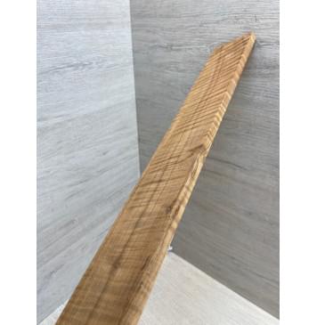 Клён Волнистый Печёный 180гр заготовка накладки для электрогитары Радиал А Волна ААА 9х70-56х515 мм (Уценка-сучки)-5