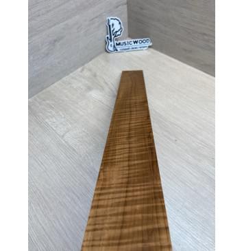 Клён Волнистый Печёный 180гр заготовка накладки для электрогитары Радиал А Волна ААА 9х70-56х515 мм (Уценка-сучки)-4