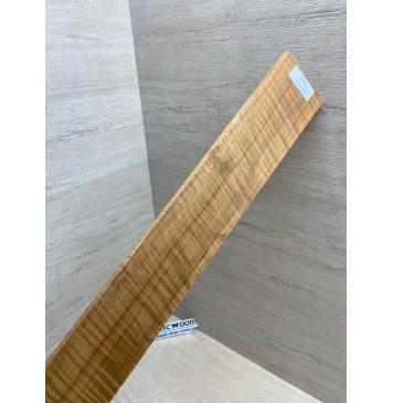 Клён Волнистый Печёный 180гр заготовка накладки для электрогитары Радиал А Волна ААА 9х70-56х515 мм (Уценка-сучки)-11