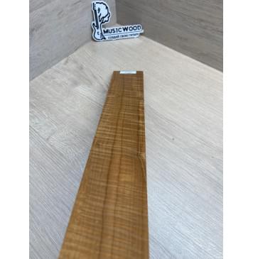 Клён Волнистый Печёный 180гр заготовка накладки для электрогитары Радиал А Волна ААА 9х70-56х515 мм (Уценка-сучки)-13