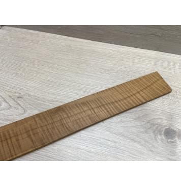 Клён Волнистый Печёный 180гр заготовка накладки для электрогитары Радиал А Волна ААА 9х61-52х510 мм (Уценка-сучки)-15