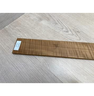 Клён Волнистый Печёный 180гр заготовка накладки для электрогитары Радиал А Волна ААА 9х61-52х510 мм (Уценка-сучки)-18