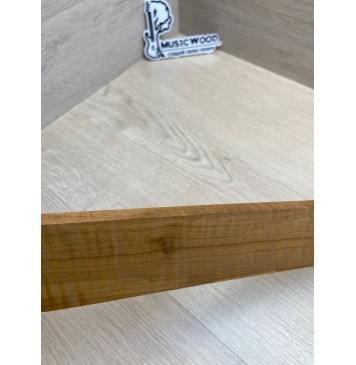 Клён Волнистый Печёный 180гр заготовка накладки для электрогитары Радиал А Волна ААА 9х61-52х510 мм (Уценка-сучки)-3