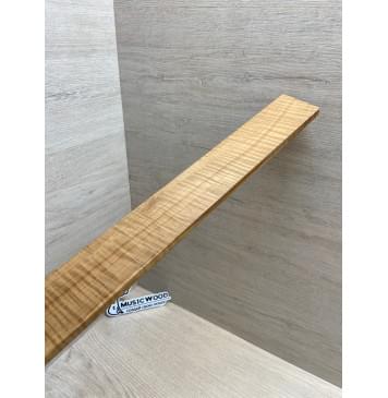 Клён Волнистый Печёный 180гр заготовка накладки для электрогитары Радиал А Волна ААА 9х61-52х510 мм (Уценка-сучки)-11