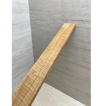 Клён Волнистый Печёный 180гр заготовка накладки для электрогитары Радиал А Волна ААА 9х61-52х510 мм (Уценка-сучки)-8