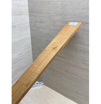 Клён Волнистый Печёный 180гр заготовка накладки для электрогитары Радиал А Волна ААА 9х61-52х510 мм (Уценка-сучки)-13