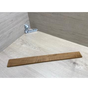 Клён Волнистый Печёный 180гр заготовка накладки для электрогитары Радиал А Волна ААА 9.5х54.5-48х535 мм (Уценка-сучки)-1