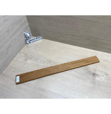 Клён Волнистый Печёный 180гр заготовка накладки для электрогитары Радиал А Волна ААА 9.5х54.5-48х535 мм (Уценка-сучки)-12