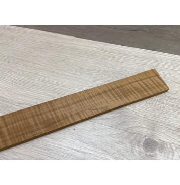 Клён Волнистый Печёный 180гр заготовка накладки для электрогитары Радиал А Волна ААА 9.5х54.5-48х535 мм (Уценка-сучки)-16