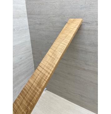 Клён Волнистый Печёный 180гр заготовка накладки для электрогитары Радиал А Волна ААА 9.5х54.5-48х535 мм (Уценка-сучки)-9