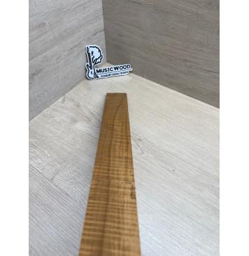 Клён Волнистый Печёный 180гр заготовка накладки для электрогитары Радиал А Волна ААА 9.5х54.5-48х535 мм (Уценка-сучки)-20