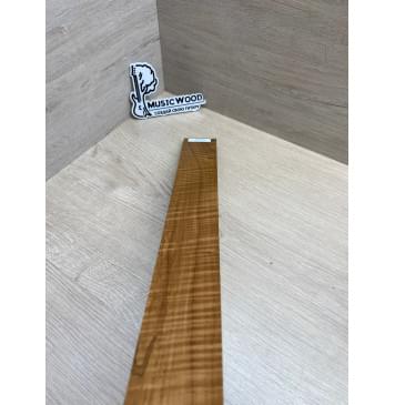 Клён Волнистый Печёный 180гр заготовка накладки для электрогитары Радиал А Волна ААА 9.5х54.5-48х535 мм (Уценка-сучки)-19