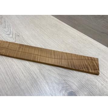 Клён Волнистый Печёный 180гр заготовка накладки для электрогитары Радиал А Волна ААА 9х59-50х545 мм (Уценка-сучки)-2