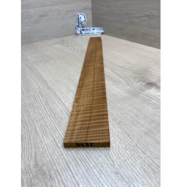 Клён Волнистый Печёный 180гр заготовка накладки для электрогитары Радиал А Волна ААА 9х59-50х545 мм (Уценка-сучки)-3