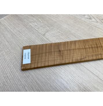 Клён Волнистый Печёный 180гр заготовка накладки для электрогитары Радиал А Волна ААА 9х59-50х545 мм (Уценка-сучки)-13