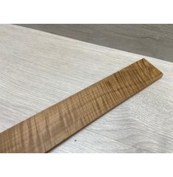 Клён Волнистый Печёный 180гр заготовка накладки для электрогитары Радиал А Волна ААА 9х59-50х545 мм (Уценка-сучки)-7
