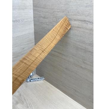 Клён Волнистый Печёный 180гр заготовка накладки для электрогитары Радиал А Волна ААА 9х59-50х545 мм (Уценка-сучки)-17