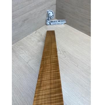 Клён Волнистый Печёный 180гр заготовка накладки для электрогитары Радиал А Волна ААА 9х59-50х545 мм (Уценка-сучки)-6