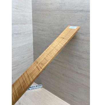 Клён Волнистый Печёный 180гр заготовка накладки для электрогитары Радиал А Волна ААА 9х59-50х545 мм (Уценка-сучки)-10