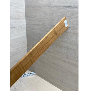 Клён Волнистый Печёный 180гр заготовка накладки для электрогитары Радиал А Волна ААА 9х59-50х545 мм (Уценка-сучки)-14