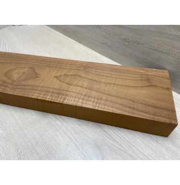 Клён Волнистый Печёный 180гр заготовка для грифа электрогитары Тангент А Волна А 47х138х740 мм (Уценка-сучки)-1