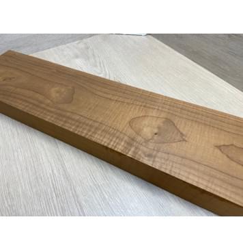 Клён Волнистый Печёный 180гр заготовка для грифа электрогитары Тангент А Волна А 47х138х740 мм (Уценка-сучки)-3