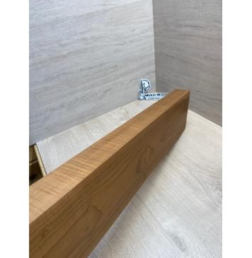 Клён Волнистый Печёный 180гр заготовка для грифа электрогитары Тангент А Волна А 47х138х740 мм (Уценка-сучки)-9