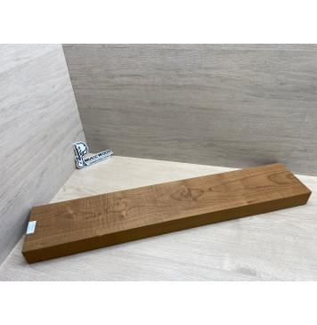 Клён Волнистый Печёный 180гр заготовка для грифа электрогитары Тангент А Волна А 47х138х740 мм (Уценка-сучки)-15