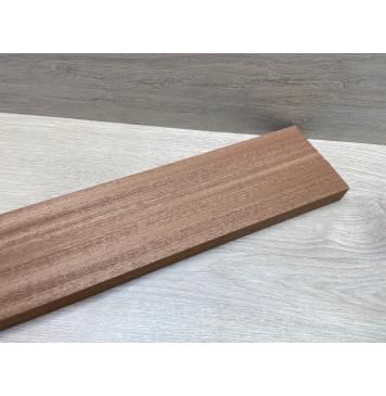 Сапели заготовка грифа для бас-гитары Радиал ААА 27х(47-21-47)х864 мм - из 3х частей-1