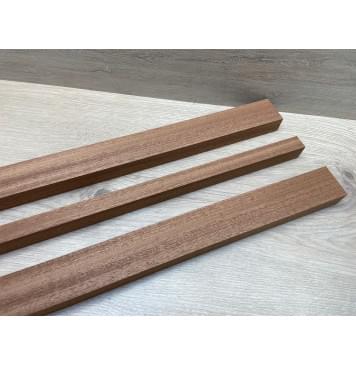 Сапели заготовка грифа для бас-гитары Радиал ААА 27х(47-21-47)х864 мм - из 3х частей-6