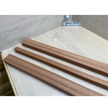 Сапели заготовка грифа для бас-гитары Радиал ААА 27х(47-21-47)х864 мм - из 3х частей-8