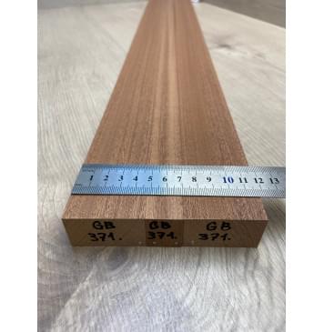 Сапели заготовка грифа для бас-гитары Радиал ААА 27х(47-21-47)х864 мм - из 3х частей-4