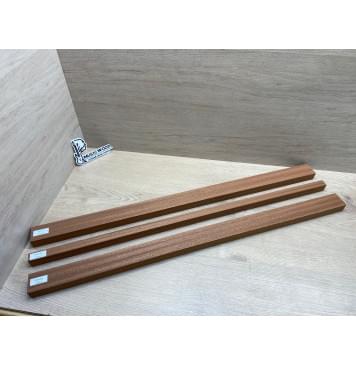 Сапели заготовка грифа для бас-гитары Радиал ААА 27х(47-21-47)х864 мм - из 3х частей-10