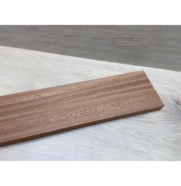 Сапели заготовка грифа для бас-гитары Радиал ААА 26х(46.5-23-46.5)х865 мм - из 3х частей-1