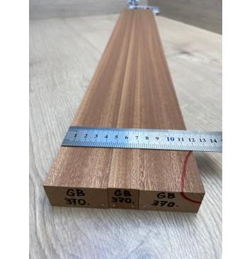 Сапели заготовка грифа для бас-гитары Радиал ААА 26х(46.5-23-46.5)х865 мм - из 3х частей-4