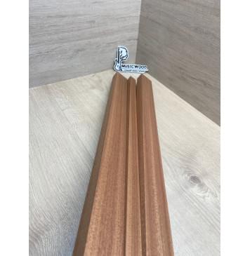 Сапели заготовка грифа для бас-гитары Радиал ААА 26х(46.5-23-46.5)х865 мм - из 3х частей-6