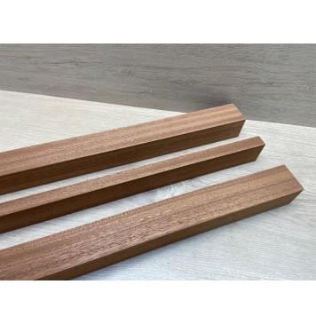 Сапели заготовка грифа электрогитары Радиал ААА 49х(49-20.5-49)х760 мм - из 3х частей-11