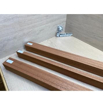 Сапели заготовка грифа электрогитары Радиал ААА 49х(49-20.5-49)х760 мм - из 3х частей-12